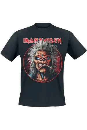 Iron Maiden T-skjorte - Portrait Eddie Circle - S til 4XL - Herrer