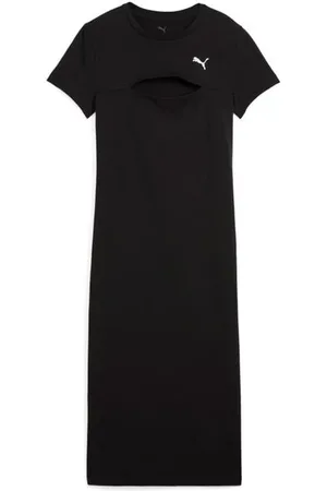 PUMA Middellang kjole - WARDROBE ESS Midi Cut-Out Dress - XS til XL - Damer