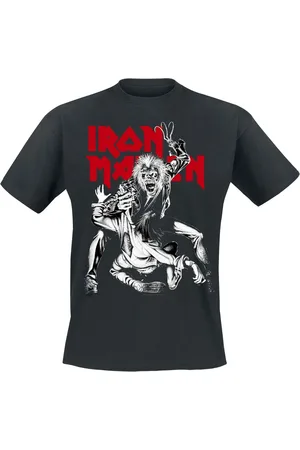 Iron Maiden T-skjorte - Claw Crop Red - S til 4XL - Herrer