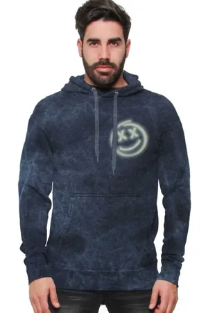 Outer Vision Hettegenser - Neon Graffiti Hoodie for Menn - S til XXL - Herrer