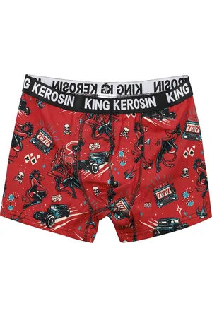 King kerosin Rockabilly Boksershorts - Rockabilly Devil Boxer Briefs - S til XXL - Herrer
