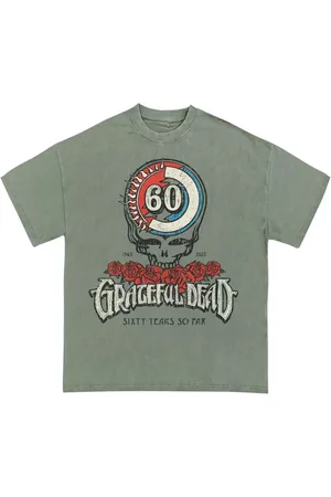 Grateful Dead T-skjorte - Stealie Roses 60th - S til XXL - Herrer