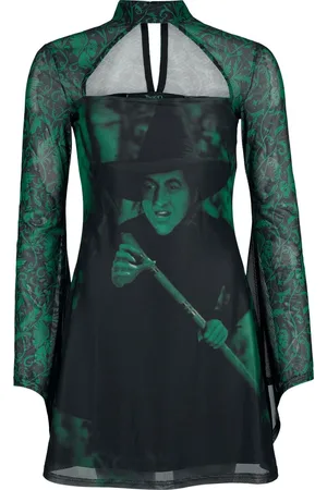 Killstar Goth Kort kjole - Wizard Of Oz - Truly Wicked Mini Dress - XS til 4XL - Damer