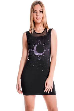 Outer Vision Middellang kjole - Matilda Kjole for Kvinner - S til 4XL - Damer