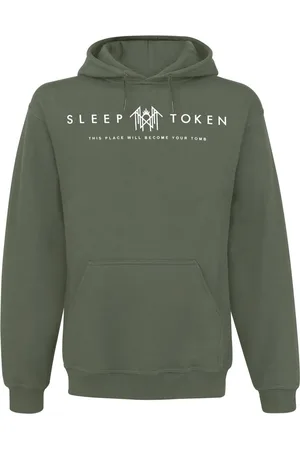 Sleep Token Hettegenser - Mask Green - S til XL - Herrer