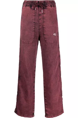 Diesel Dame Straight - D-Martians track denim Joggjeans®