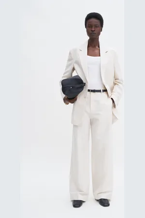 Filippa K Relaxed Straight Cotton Linen Trousers