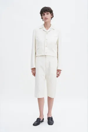 Filippa K Straight Cotton Linen Shorts