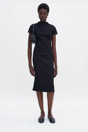 Filippa K Cotton Rib Slip Skirt
