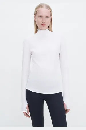 Filippa K Rib Mock Neck Top