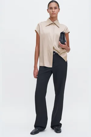 Filippa K Cap Sleeve Silk Blouse