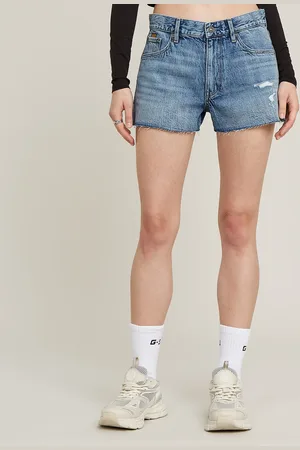 G-Star True Denim Shorts Raw Edge Women