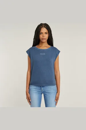 G-Star Mini G Script Logo Overdyed Top Women