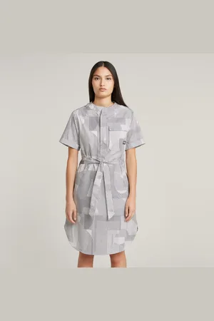 G-Star Belted Dress Side Slits Women