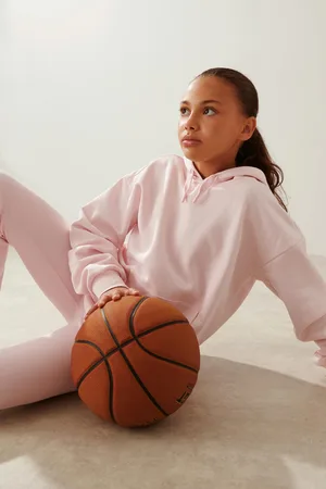 Gina Tricot Y oversized hoodie - overdeler - Rosa - 134/140 - Jente