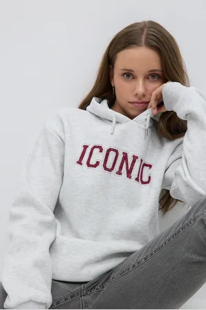 Gina Tricot Y basic hoodie - overdeler - Grå - 146/152 - Jente