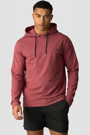 ICANIWILL Stride Hoodie Men, Brick Red