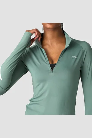 ICANIWILL Everyday Treningsgenser Zip Grønn