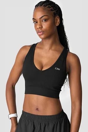 ICANIWILL Ribbet Seamless Cropped Trenings-topp