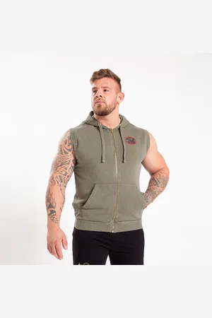 Gorilla Wear Silverdale Ermeless Hoodie Grønn
