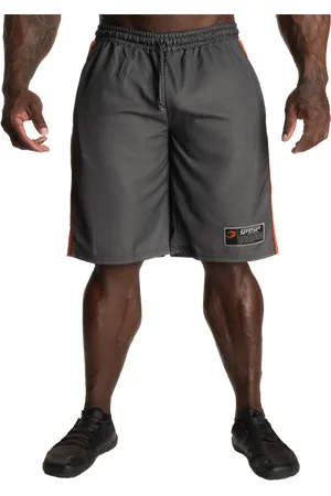 Gasp No1 Mesh Shorts Svart Oransje