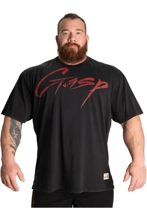 Gasp Vintage Original T-skjorte Vasket Svart Rød