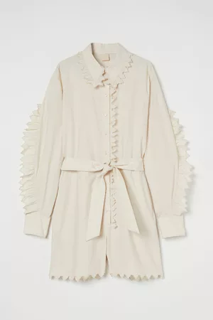 H & M Dame Playsuits - Playsuit med volang