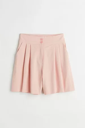 H&M Vid shorts i linmiks - Orange