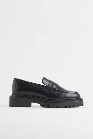 H&M Dame Loafers - Chunky loafers - Sort