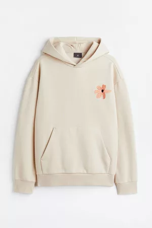 H&M Relaxed Fit Hettegenser - Beige