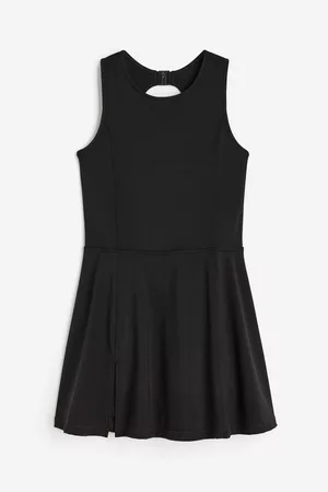 H&M Dame Tettsittende kjoler - DryMove™ Tenniskjole - Sort