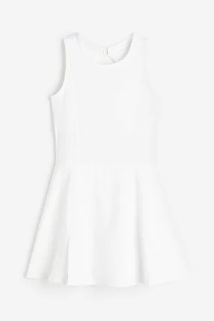 H&M Dame Tettsittende kjoler - DryMove™ Tenniskjole - Hvit