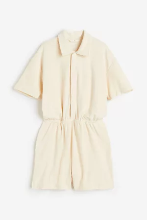 H&M Dame Playsuits - Playsuit i frotté - Beige