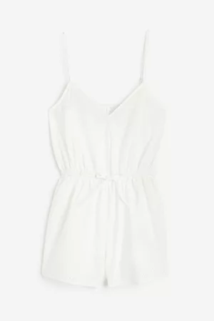 H&M Dame Playsuits - Playsuit med engelsk blonde