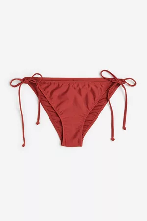 H&M Dame Briefs - Bikinitruse tanga med knyting - Rød