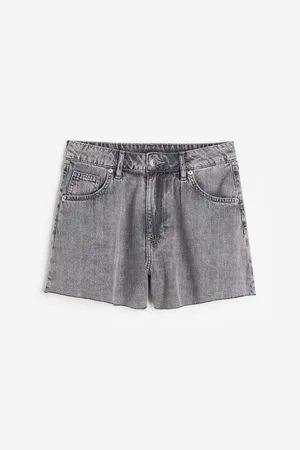 Plus Chambray Belted Paper Bag Short