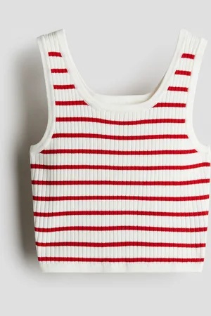 H&M Ribbestrikket singlet