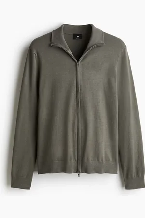 H&M Slim Fit cardigan med glidelås