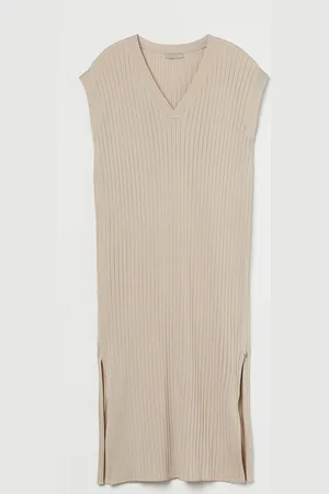 H&M Ribbestrikket kjole