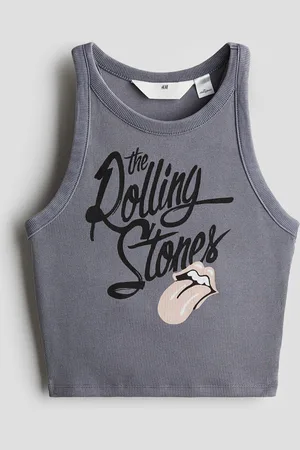 H&M Ribbestrikket singlet