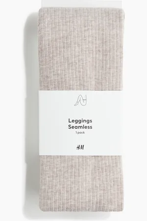 H&M Sømløs leggings - Brun