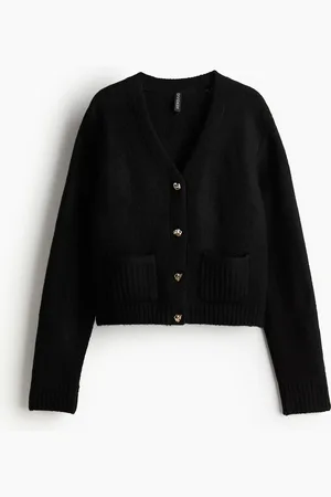 H&M Kort finstrikket cardigan