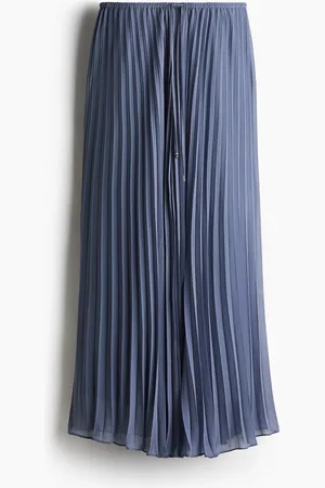 H&M Plissert maxiskjørt