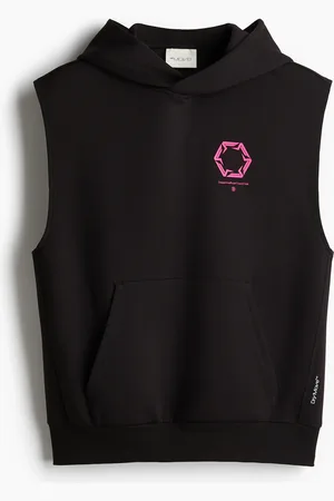 H&M Loose Fit Ermeløs treningshettegenser med DryMove™