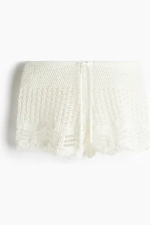 H&M Strandshorts med heklet look