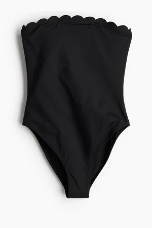 H&M Bandeau-badedrakt med vatterte skåler
