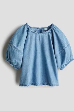 H&M Bluse i denim