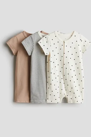 H&M 3-pack pyjamasoverall i bomull