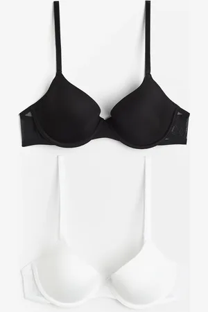 H&M 2-pack vattert spile-BH