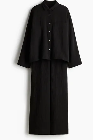 H&M Pyjamasshorts i bomullsmusselin